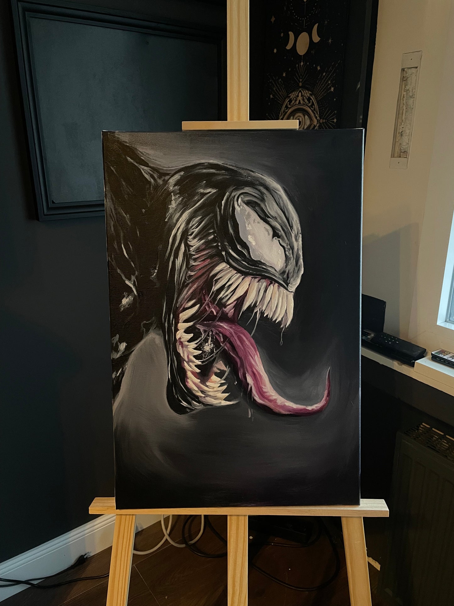 Oil painting Venom